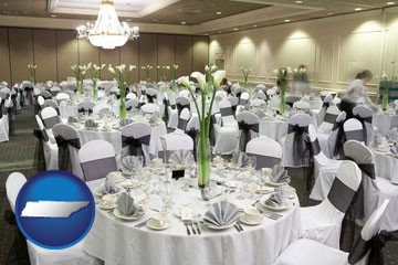 a wedding banquet catering hall - with Tennessee icon