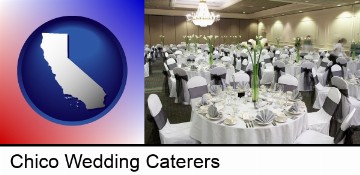 a wedding banquet catering hall in Chico, CA